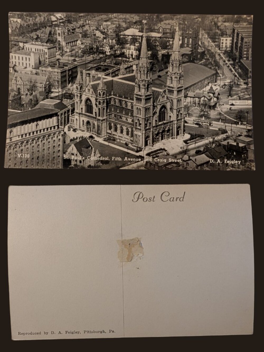 POSTCARD SALE 10/$20 Blank St.Paul's Cathedral New York City Photo Postcard